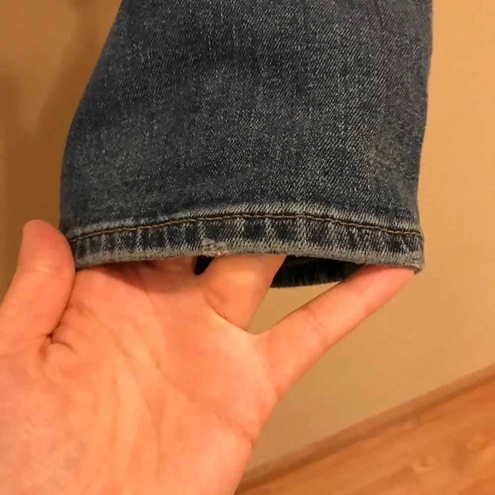 GAP 1969 Straight Leg Blue Denim Jeans 28x30 size 28 W and 39 L - Picture 5 of 10
